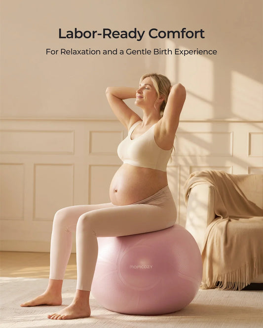 Momcozy - BirthEase Pregnancy Ball Set | Pink
