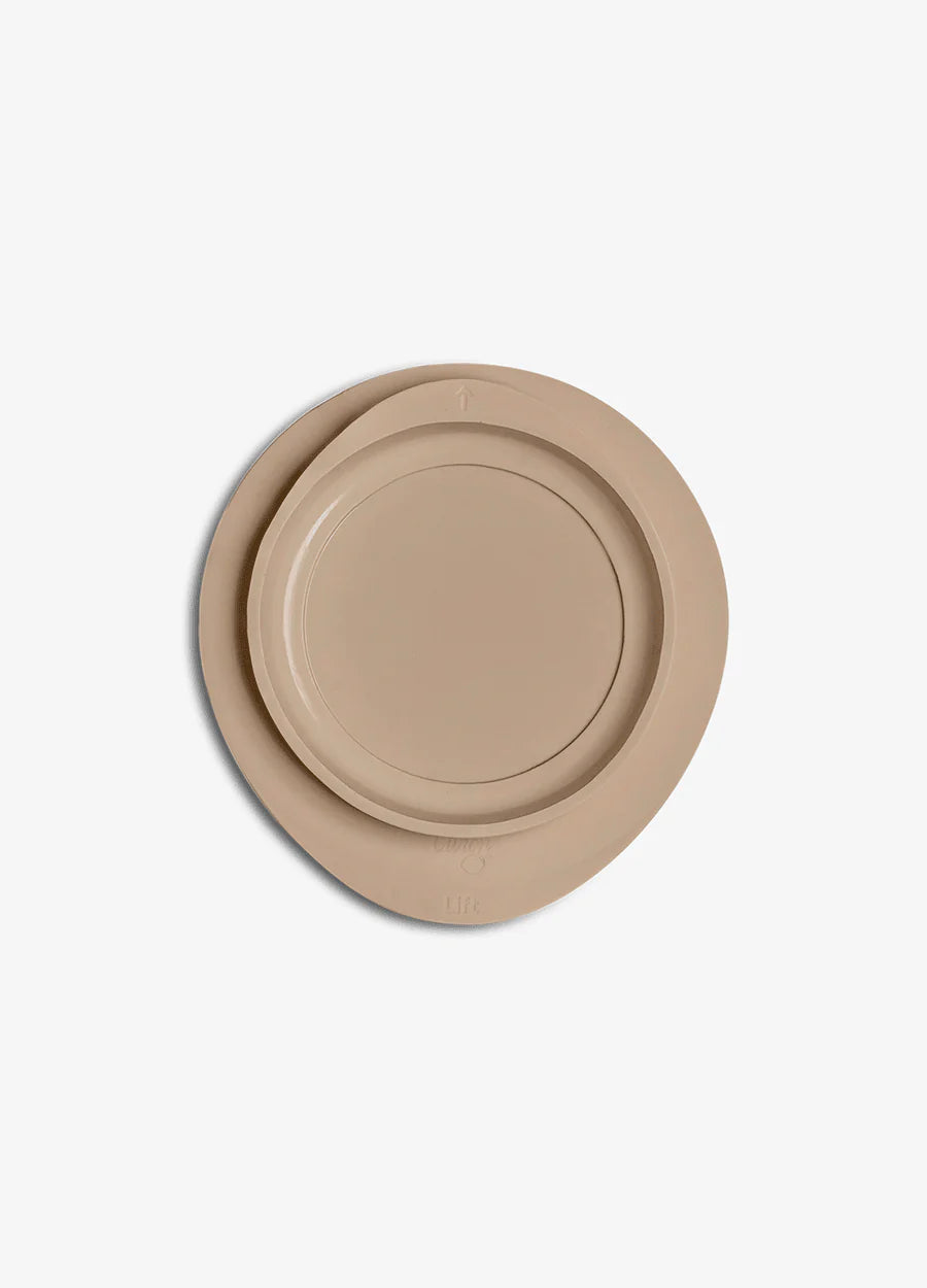 Citron Silicone Bowl Suction Beige