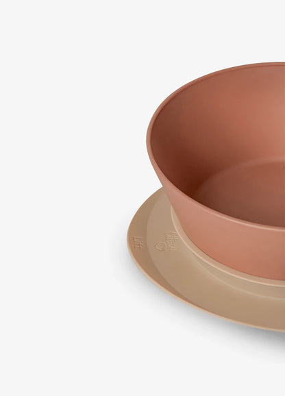 Citron Silicone Bowl Suction Beige