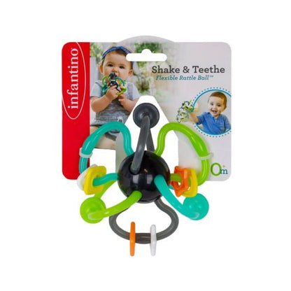 Shake & Teethe Flexible Rattle Ball