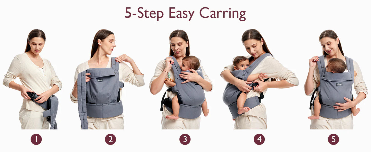 Momcozy - Baby Carrier Newborn to Toddler | Khaki