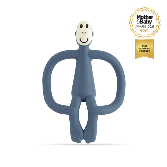 Airforce Blue Original Monkey teething toy