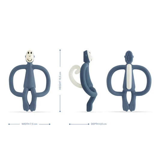 Airforce Blue Original Monkey teething toy