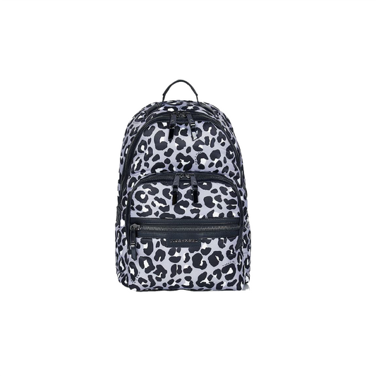 Elwood Changing Backpack Grey/black leopard print