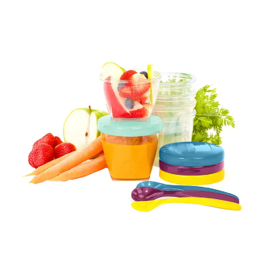 Glass babybols multiset (X8) 4x120ml +
4x240ml + recipe book