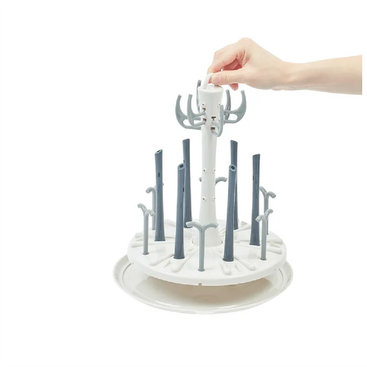 Compact Bottle Drying Rack.