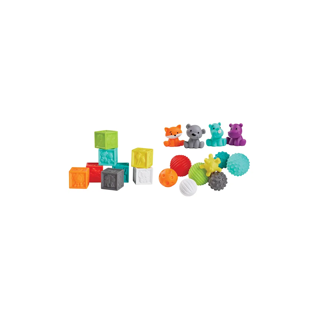 Balls, Blocks and Buddies 20 Pieces Activity Play Set