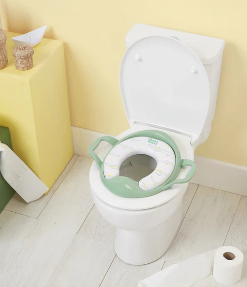 Toilet reducer with handles