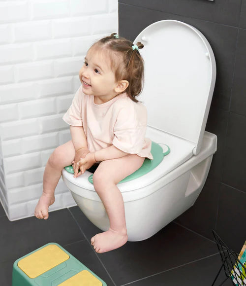 Foldable toilet reducer
