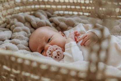 BIBS Boheme 2 PACK Latex Size 1 Blush GLOW/Vanilla GLOW