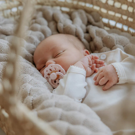 BIBS Boheme 2 PACK Latex Size 1 Blush GLOW/Vanilla GLOW