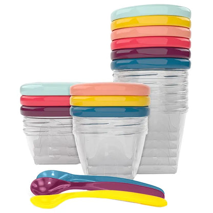 Glass babybols multiset (X8) 4x120ml +
4x240ml + recipe book
