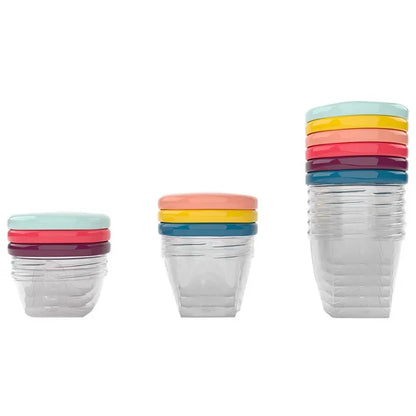 Glass babybols multiset (X8) 4x120ml +
4x240ml + recipe book