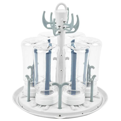 Compact Bottle Drying Rack.