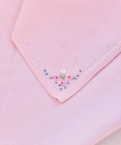 Pink Floral Blanket