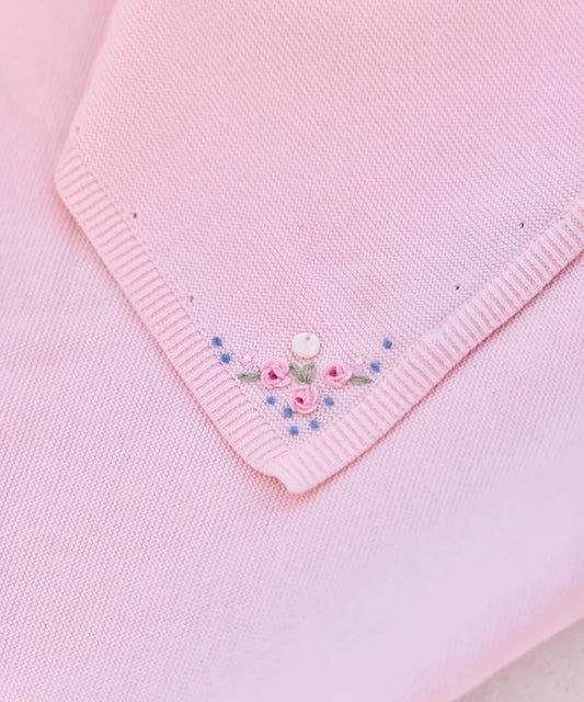 Pink Floral Blanket