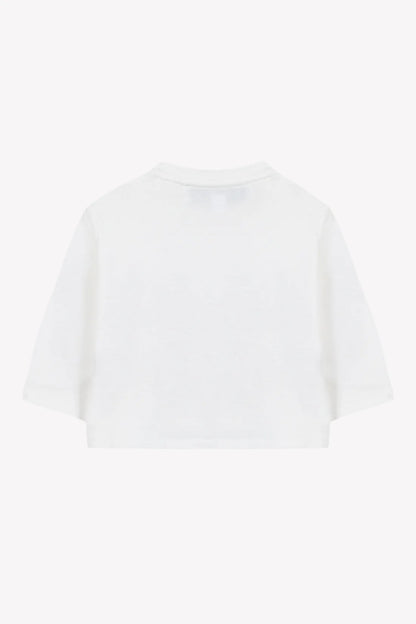 T-shirt Ecru cotton Print castle