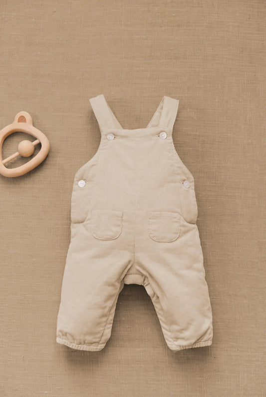 Dungaree long Beige clear Corduroy