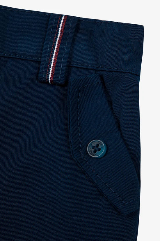 Trousers Navy cotton Trim