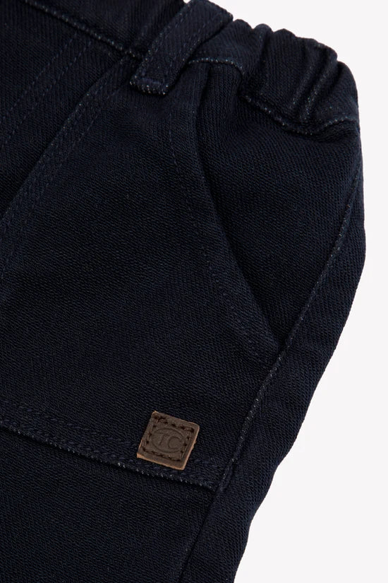 Trousers Navy cotton
