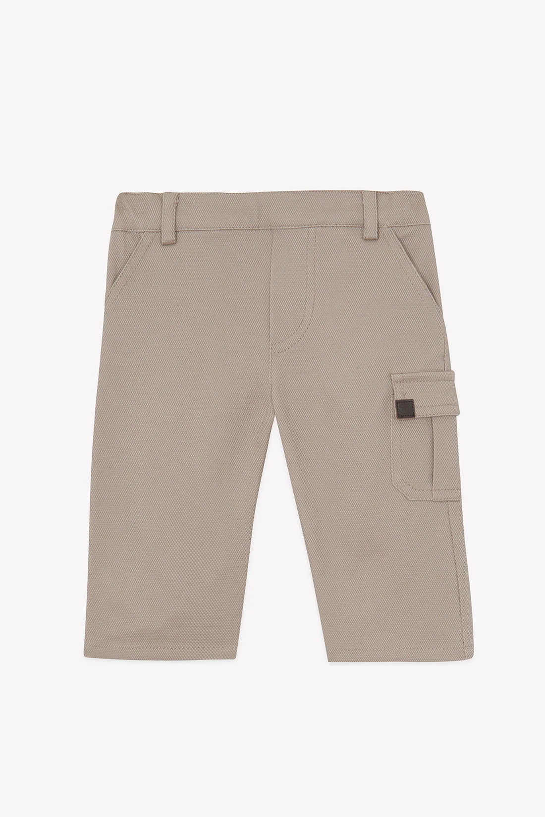Trousers Mocha cotton piqué