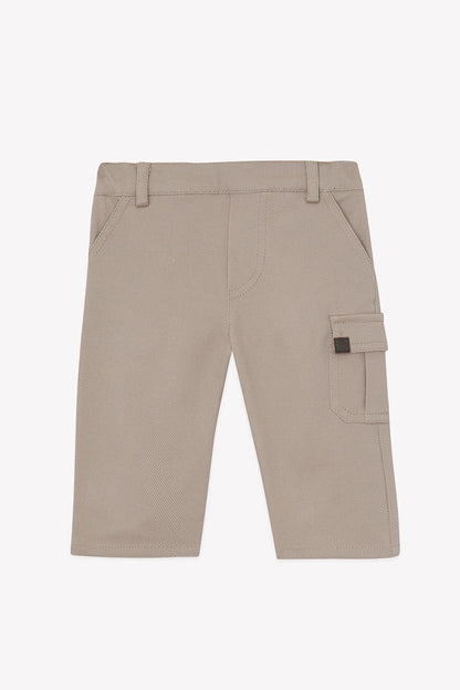 Trousers Mocha cotton piqué