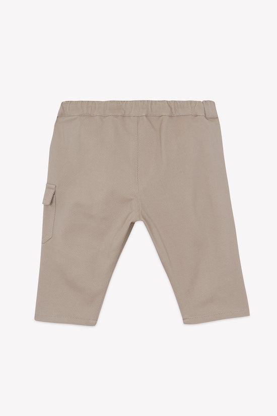 Trousers Mocha cotton piqué