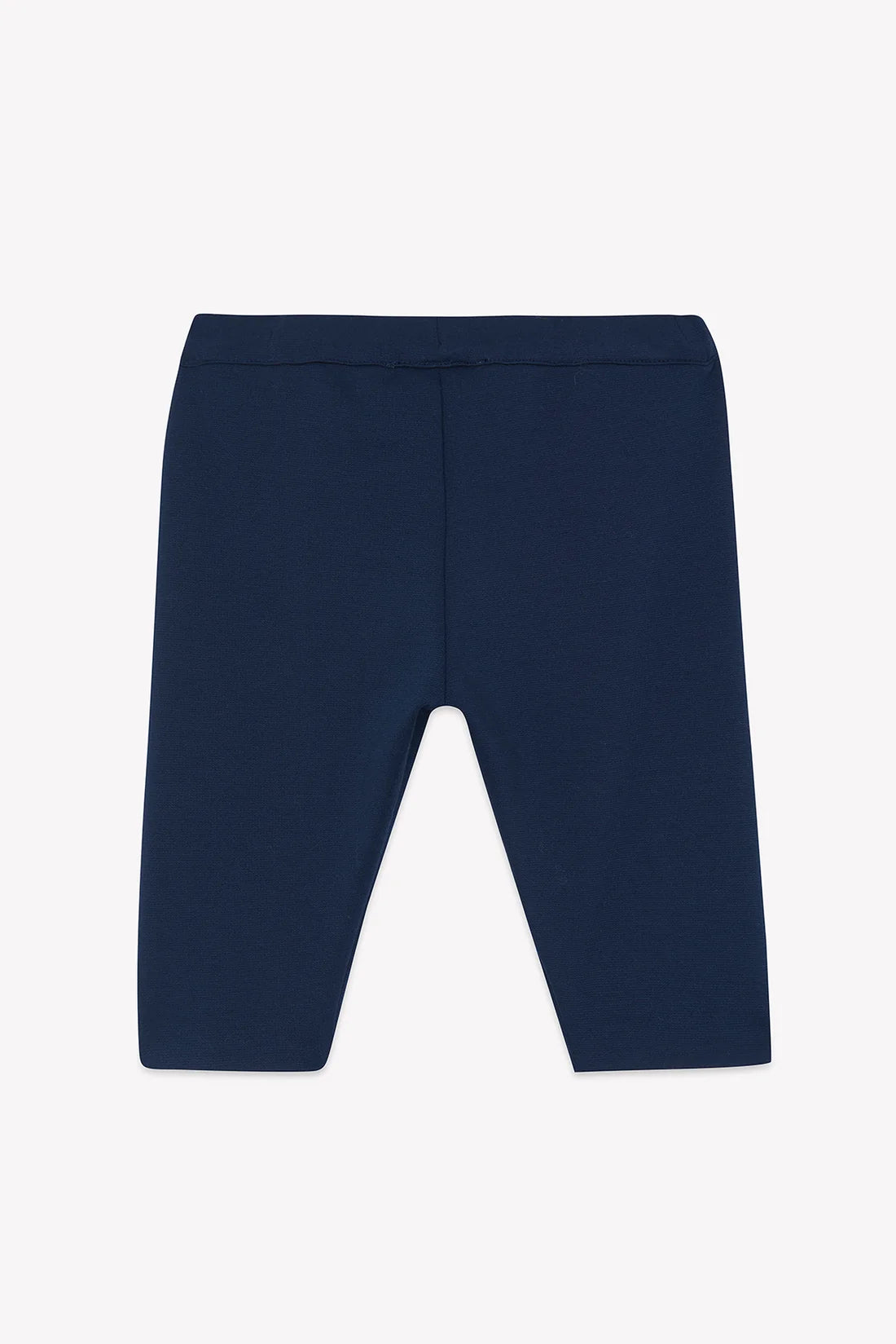 Trousers Navy scalloped pockets