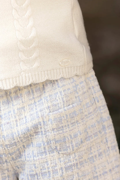 Short Cloud tweed Check