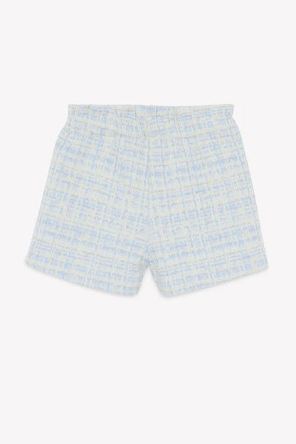 Short Cloud tweed Check