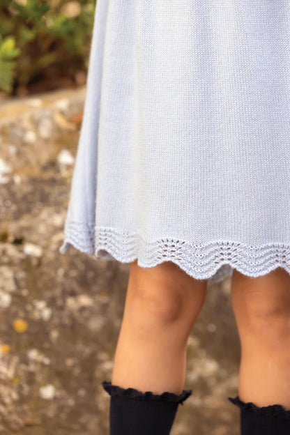 Dress Cloud scalloped wool
