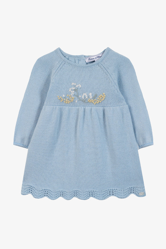 Dress Cloud scalloped wool