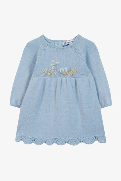 Dress Cloud scalloped wool