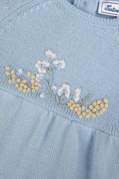 Dress Cloud scalloped wool