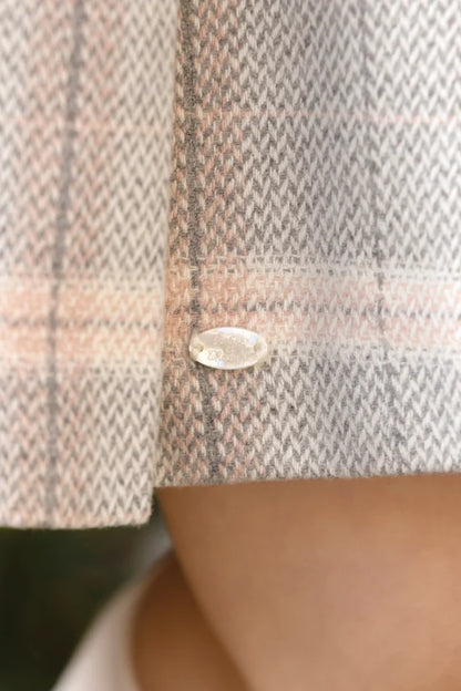 Dress Medium Beige check wool