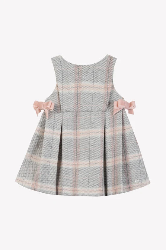 Dress Medium Beige check wool