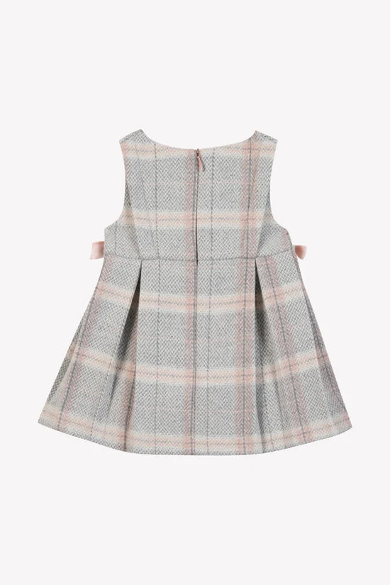 Dress Medium Beige check wool