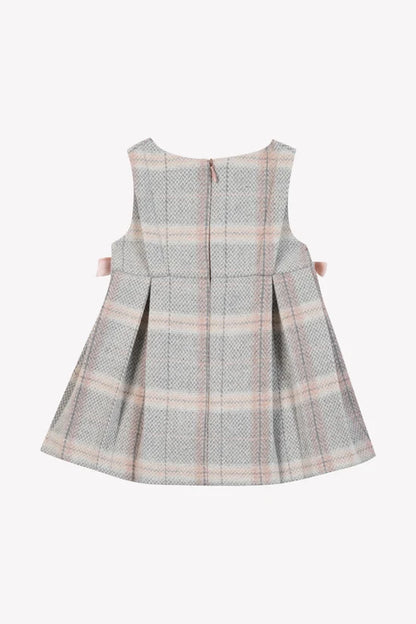 Dress Medium Beige check wool