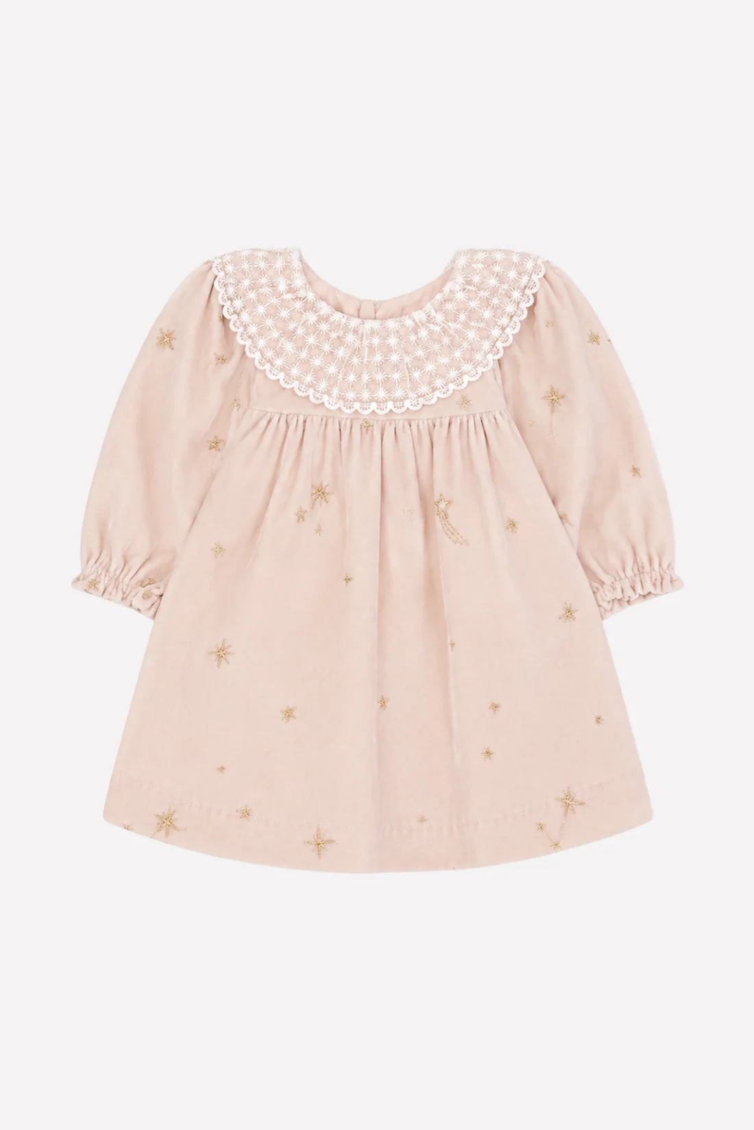 Dress Dew Ruffled collar Race