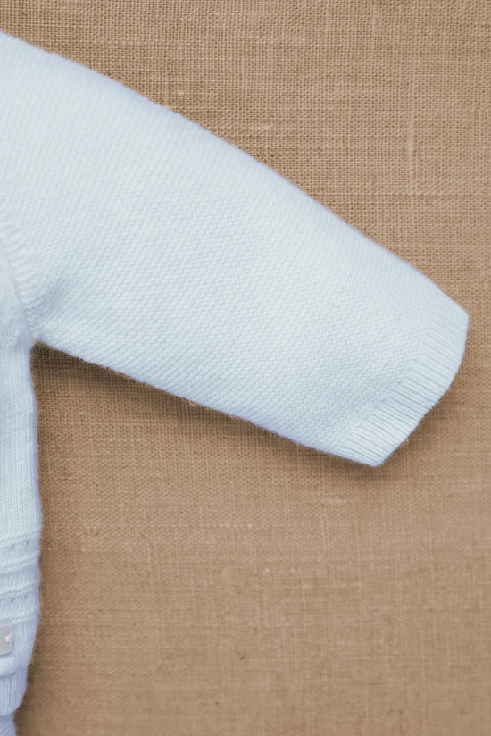 Long outfit Sky blue wool