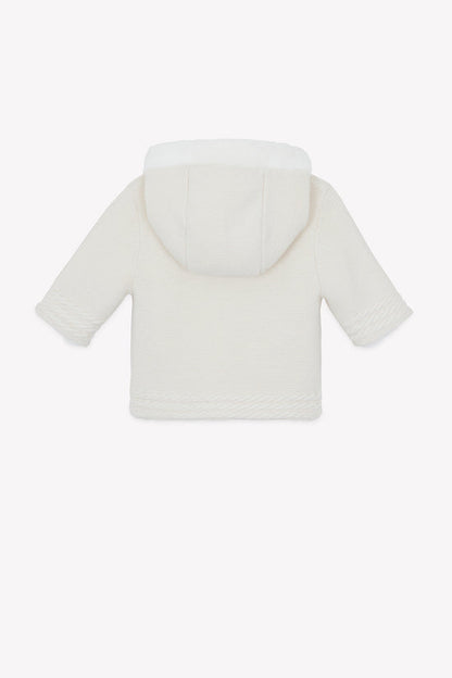 Coat Ecru woven cotton