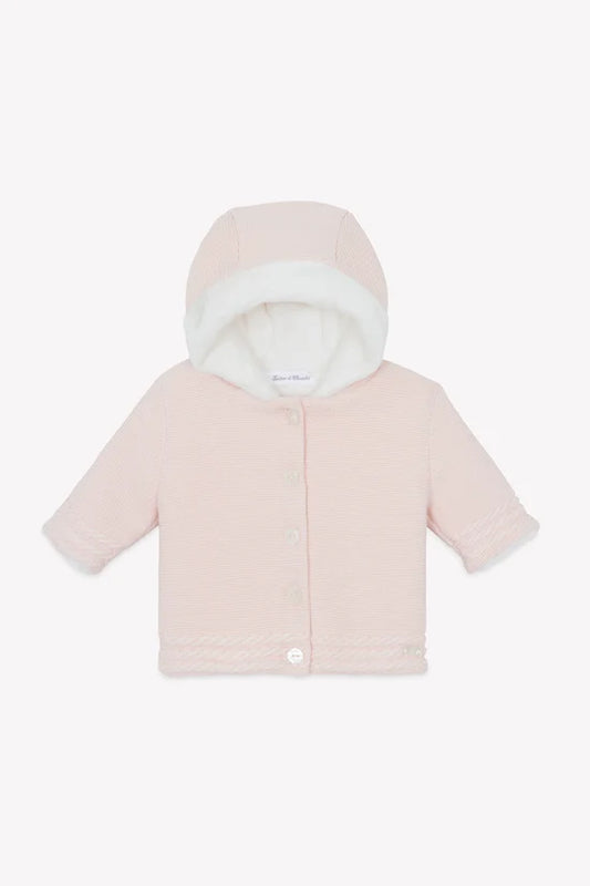 Coat Pink braided
