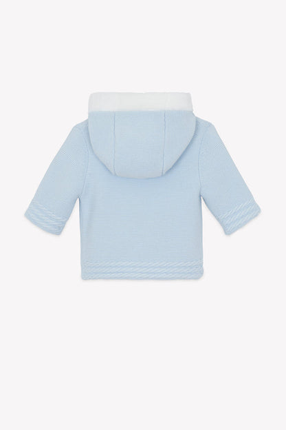 Coat Sky blue braided