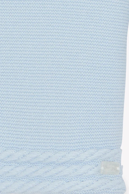 Coat Sky blue braided