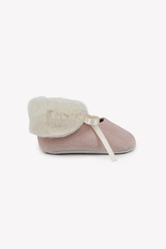 Shoes Leather dew Imitation fur