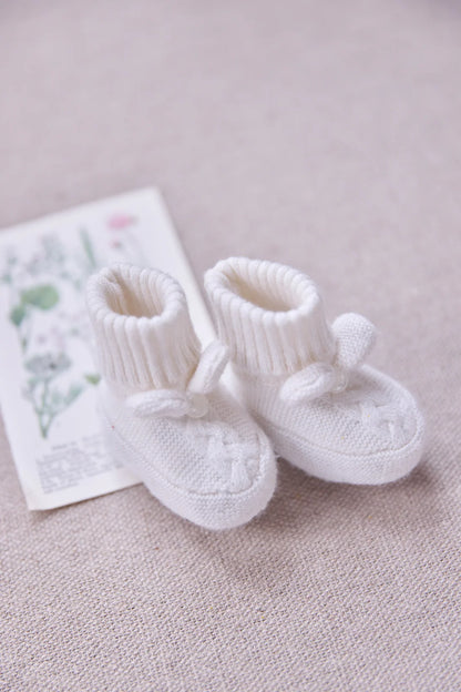 Slippers wool cashmere cable knitwear