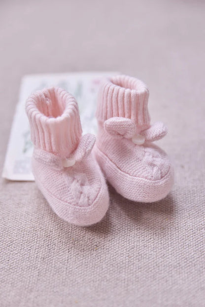 Slippers wool cashmere cable knitwear