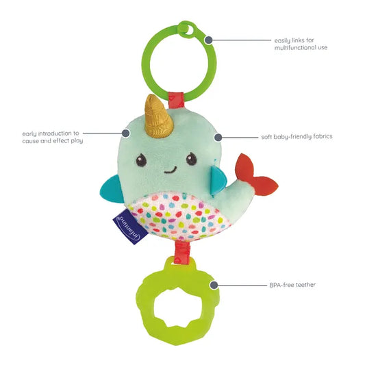 Chime & Go Tag Along Pal-Narwhal