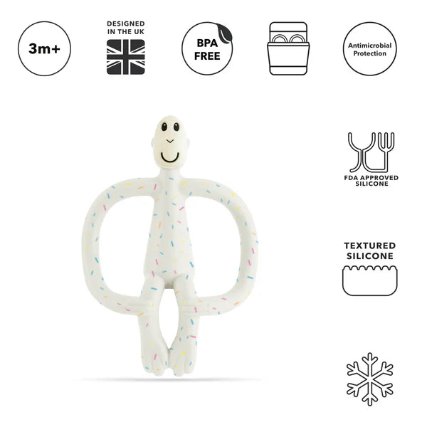 Confetti Cream Original Monkey teething toy