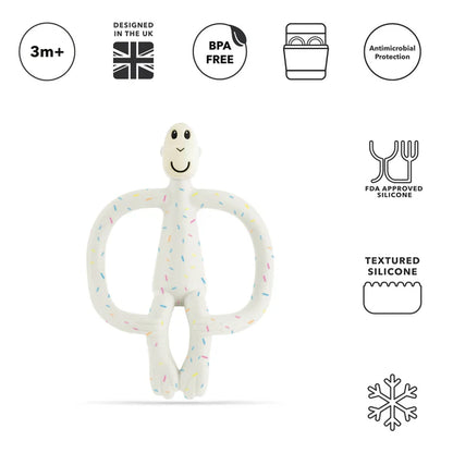 Confetti Cream Original Monkey teething toy